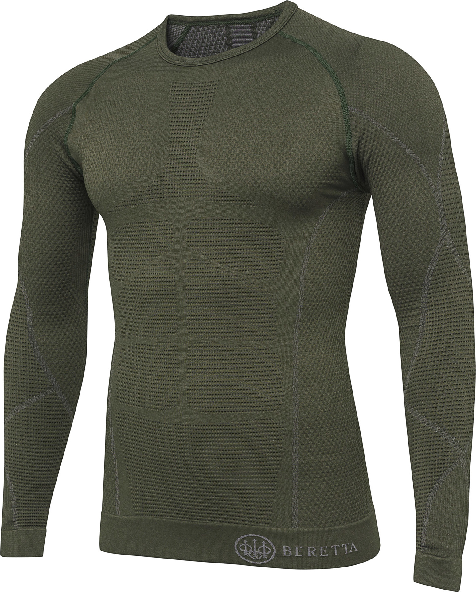 Beretta Men’s HT Body Mapping 3D Long Sleeve Green Moss