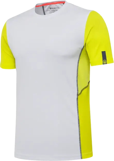 Men’s Ice Power T-Shirt Ice Grey & Sulphur Spring