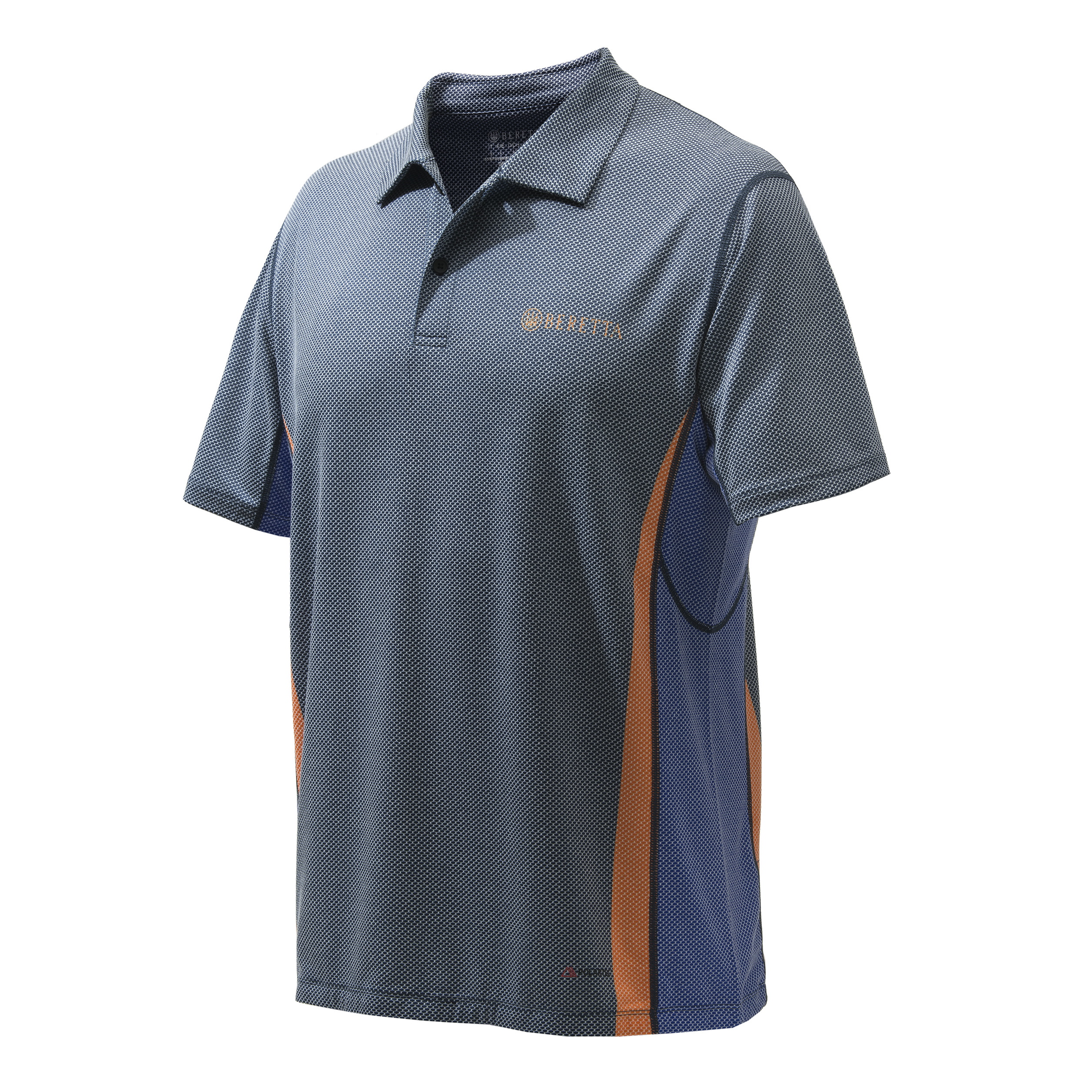 Beretta Men’s Rush Polo Blue & Orange