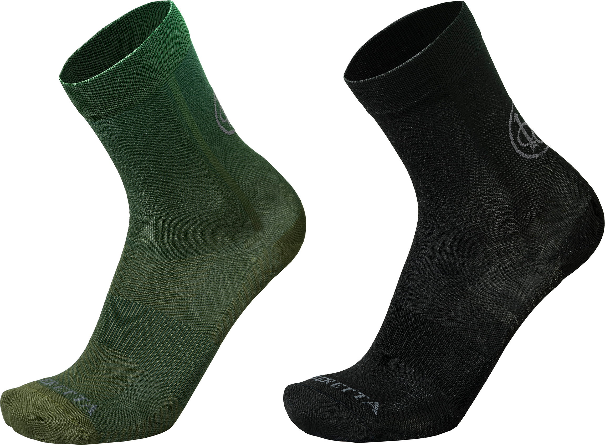 Beretta Men’s Short Shooting Socks Black & Green