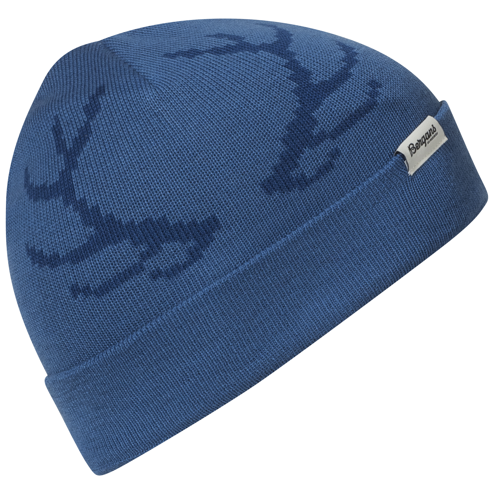 Bergans Kids’ Antlers Beanie Riviera Blue/Dark Riviera Blue