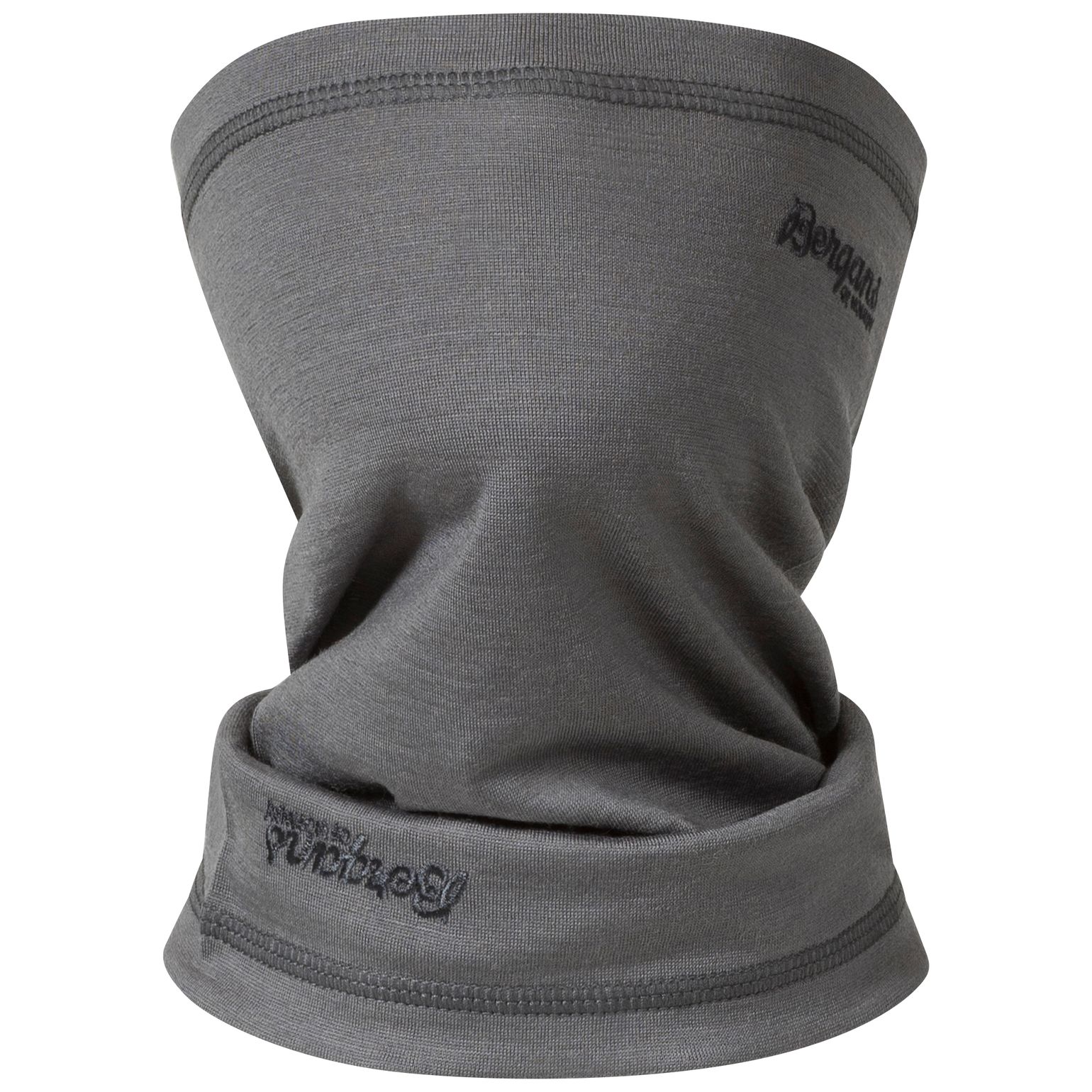 Bergans Juniors' Bergans Wool Neck Warmer Solid Grey