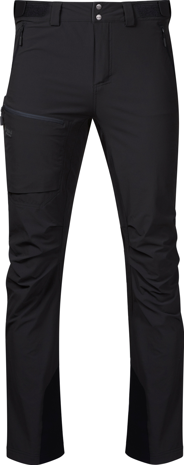 Bergans Bergans Men's Breheimen Softshell Pants Black/Solid Charcoal Short M, Black/Solid Charcoal
