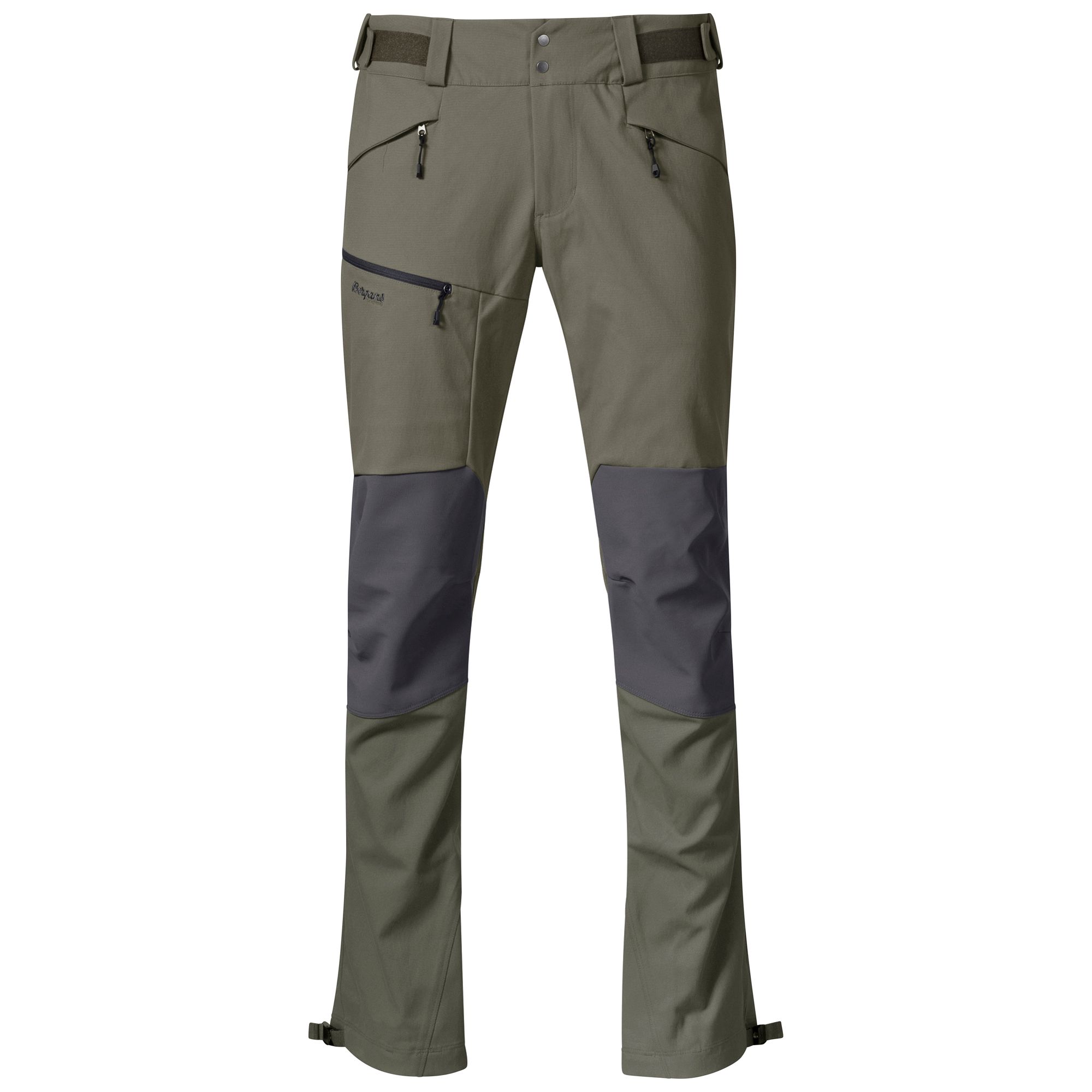 Men's Fjorda Trekking Hybrid Pants Green Mud/Solid Dark Grey | Buy