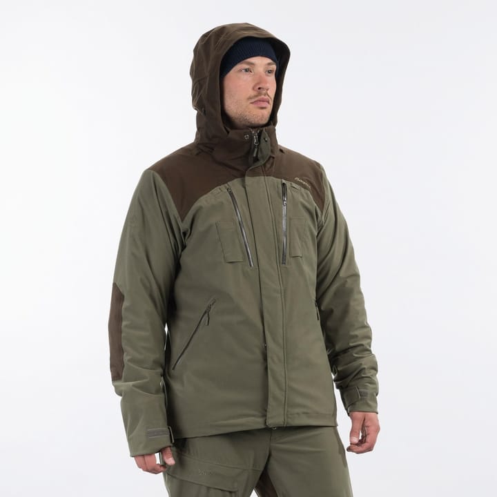 Bergans Unisex Hogna V2 2L Jacket Green Mud/Dark Wood Brown Bergans