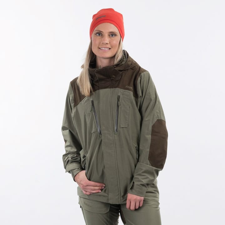 Bergans Unisex Hogna V2 2L Jacket Green Mud/Dark Wood Brown Bergans