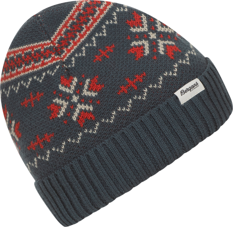 Youth Jacquard Beanie Orion Blue/Dark Brick