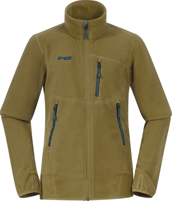 Bergans Juniors' Runde Jacket Olive Green/Orion Blue Bergans