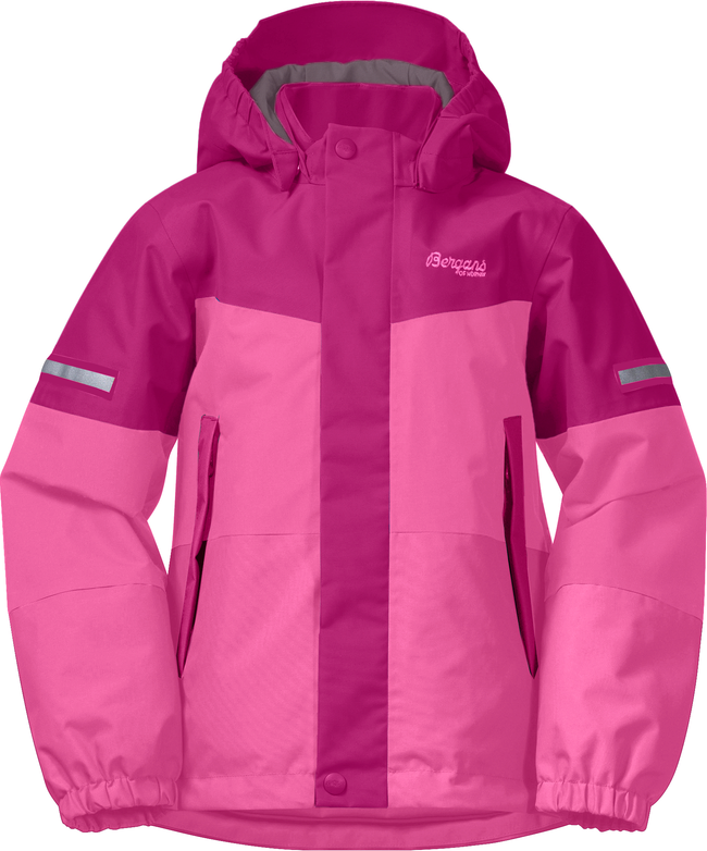 Bergans Kids’ Lilletind Insulated Jacket Ibis Rose/Fandango Purple