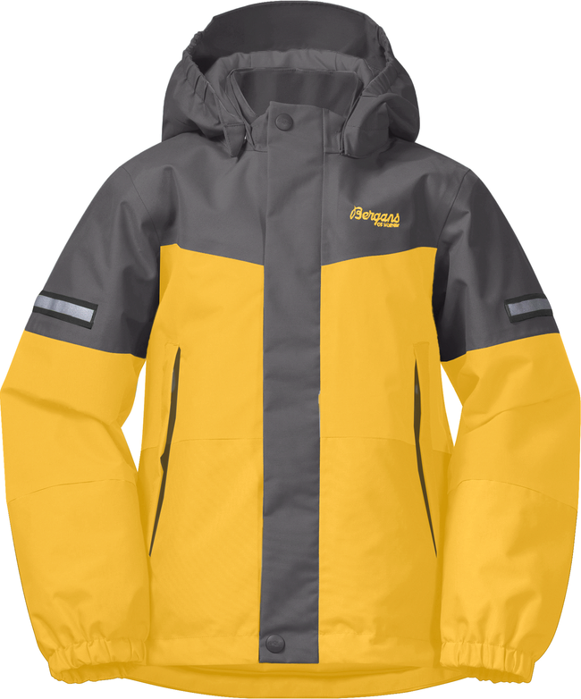 Kids’ Lilletind Insulated Jacket Light Golden Yellow/Solid Dark Grey