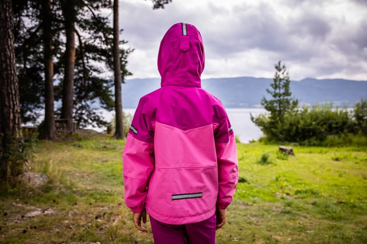 Bergans Kids' Lilletind Jacket Ibis Rose/Fandango Purple Bergans