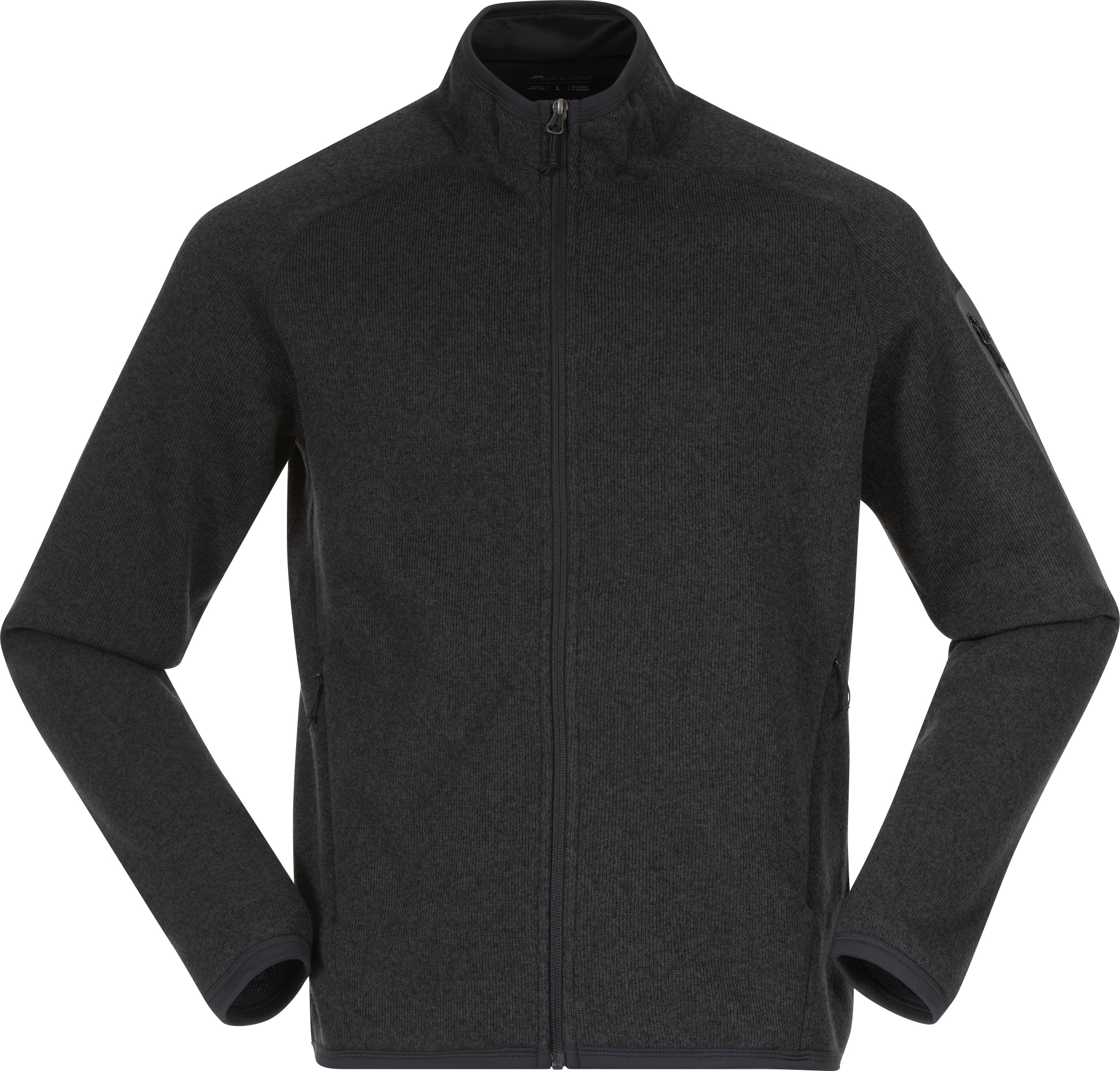 Bergans Men’s Kamphaug Knitted Jacket Dark Shadow Grey