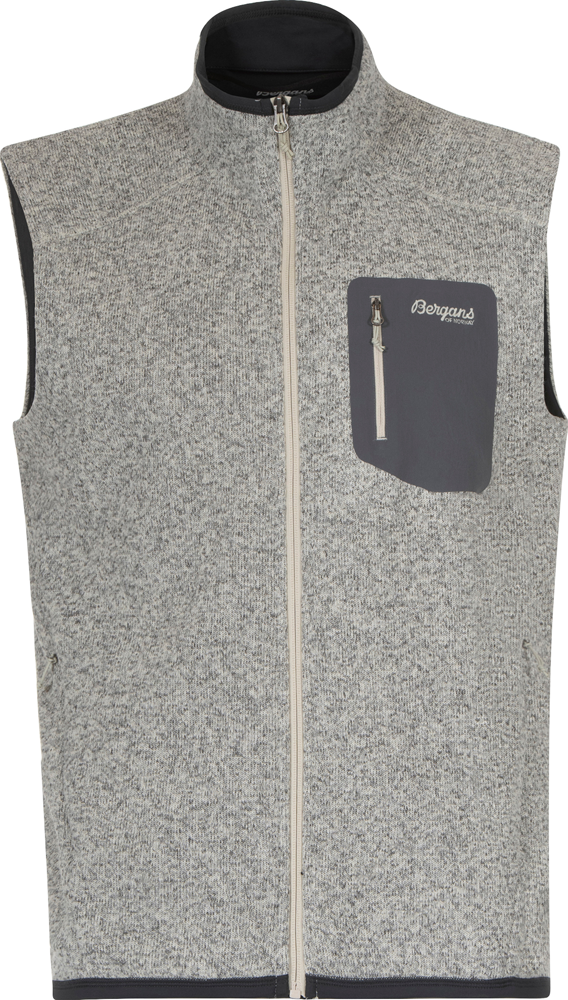 Bergans Men’s Kamphaug Knitted Vest  Chalk Sand