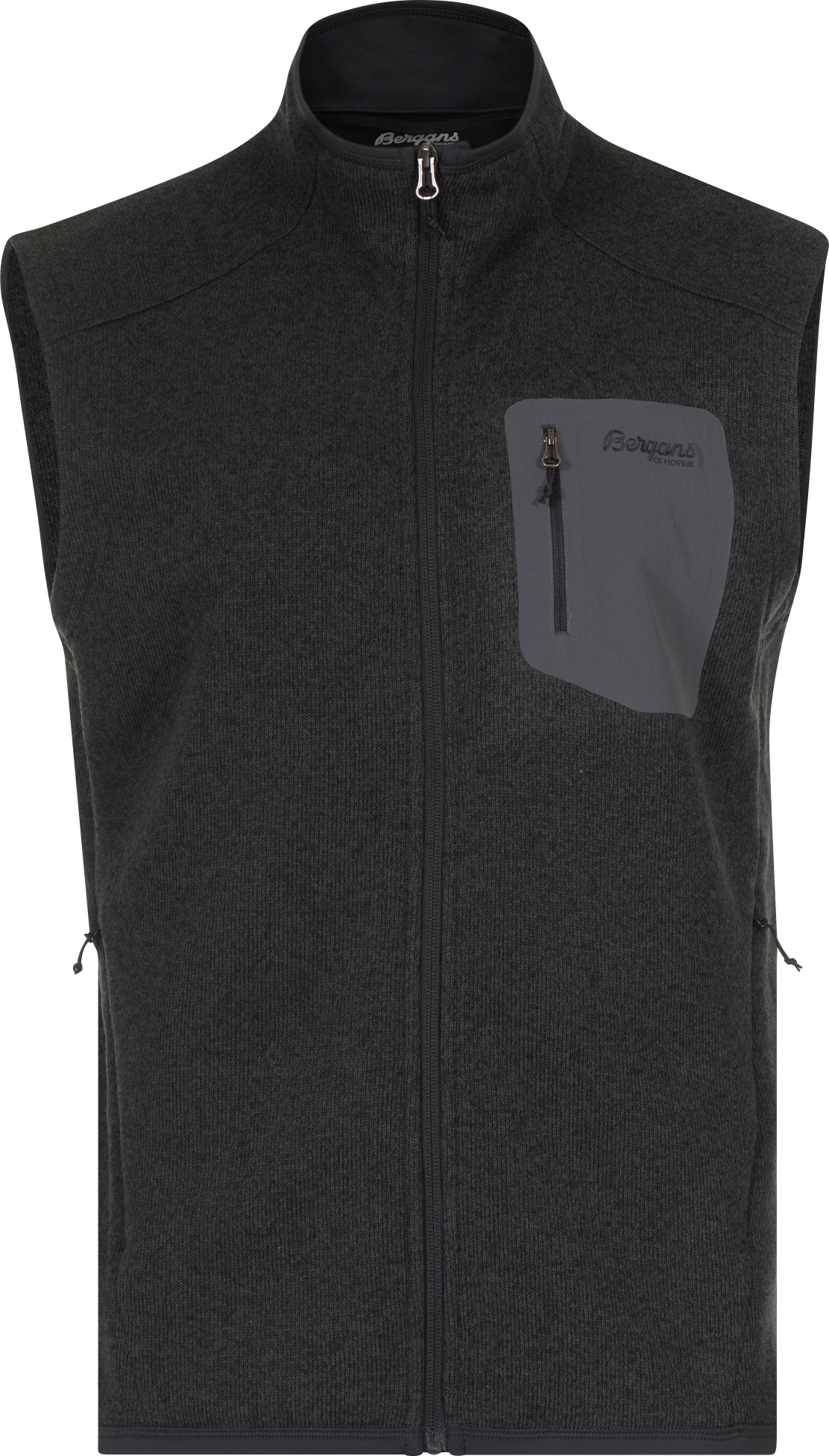 Bergans Men’s Kamphaug Knitted Vest  Dark Shadow Grey