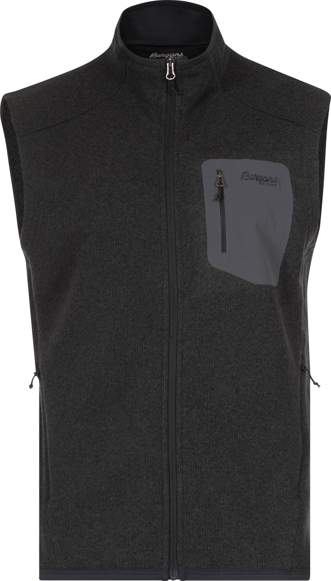 Bergans Men's Kamphaug Knitted Vest  Dark Shadow Grey