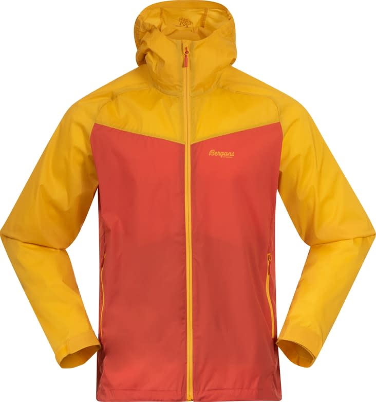 Men’s Microlight Jacket Brick/Light Golden Yellow