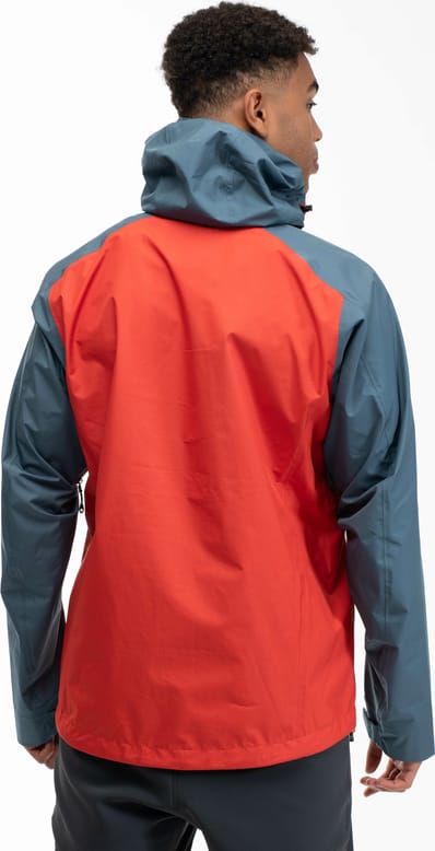 Bergans Men's Skarlight 3L Shell Jacket Dark Brick/Orion Blue Bergans