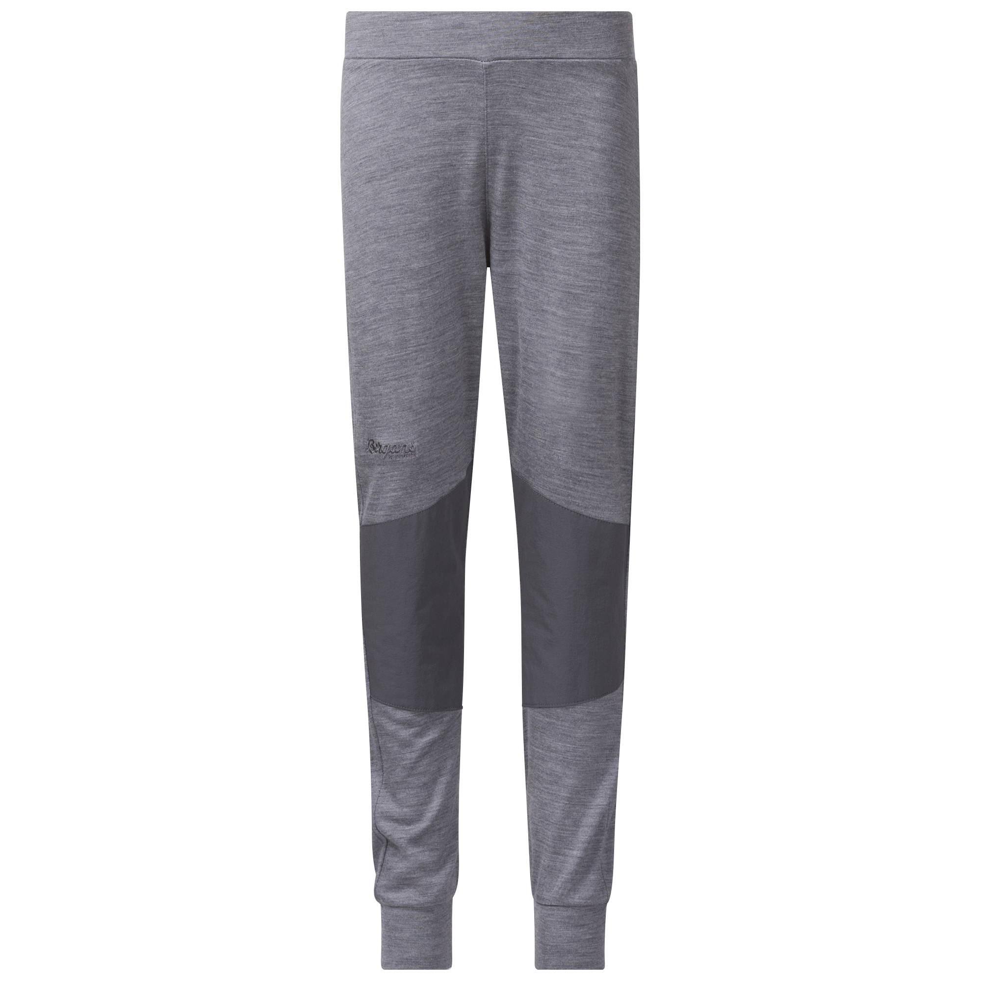 Bergans Kids’ Myske Wool Pant Solid Grey Melange/Solid Dark Grey