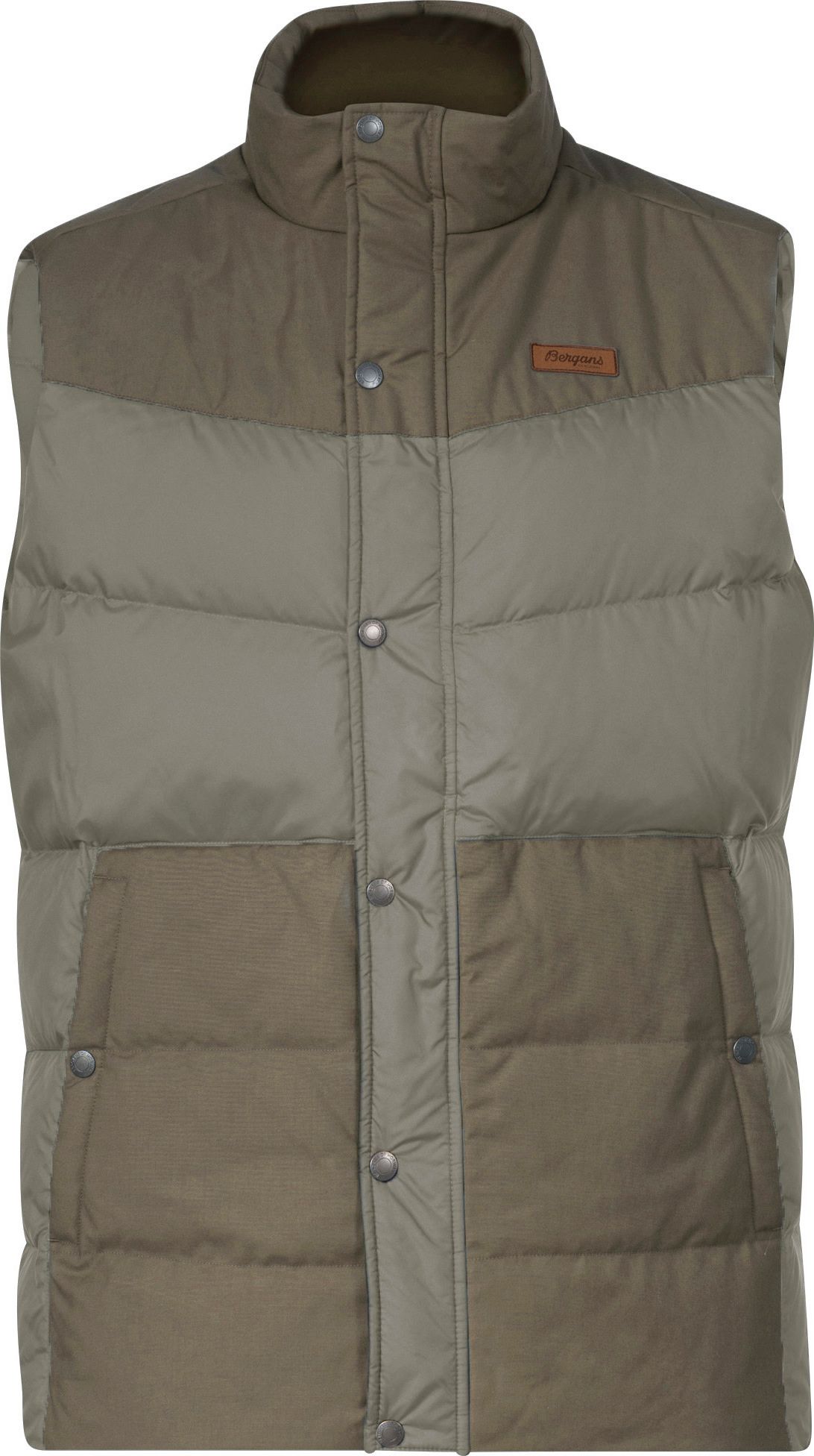 Bergans Men's Nordmarka Outdoor Down Vest Green Mud