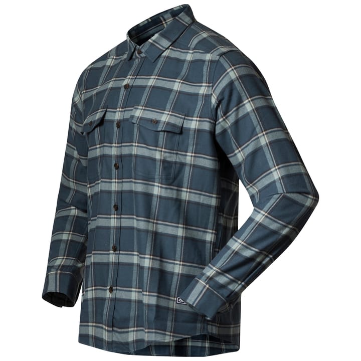 Bergans Men's Tovdal Shirt Orion Blue/Misty Forest Check Bergans