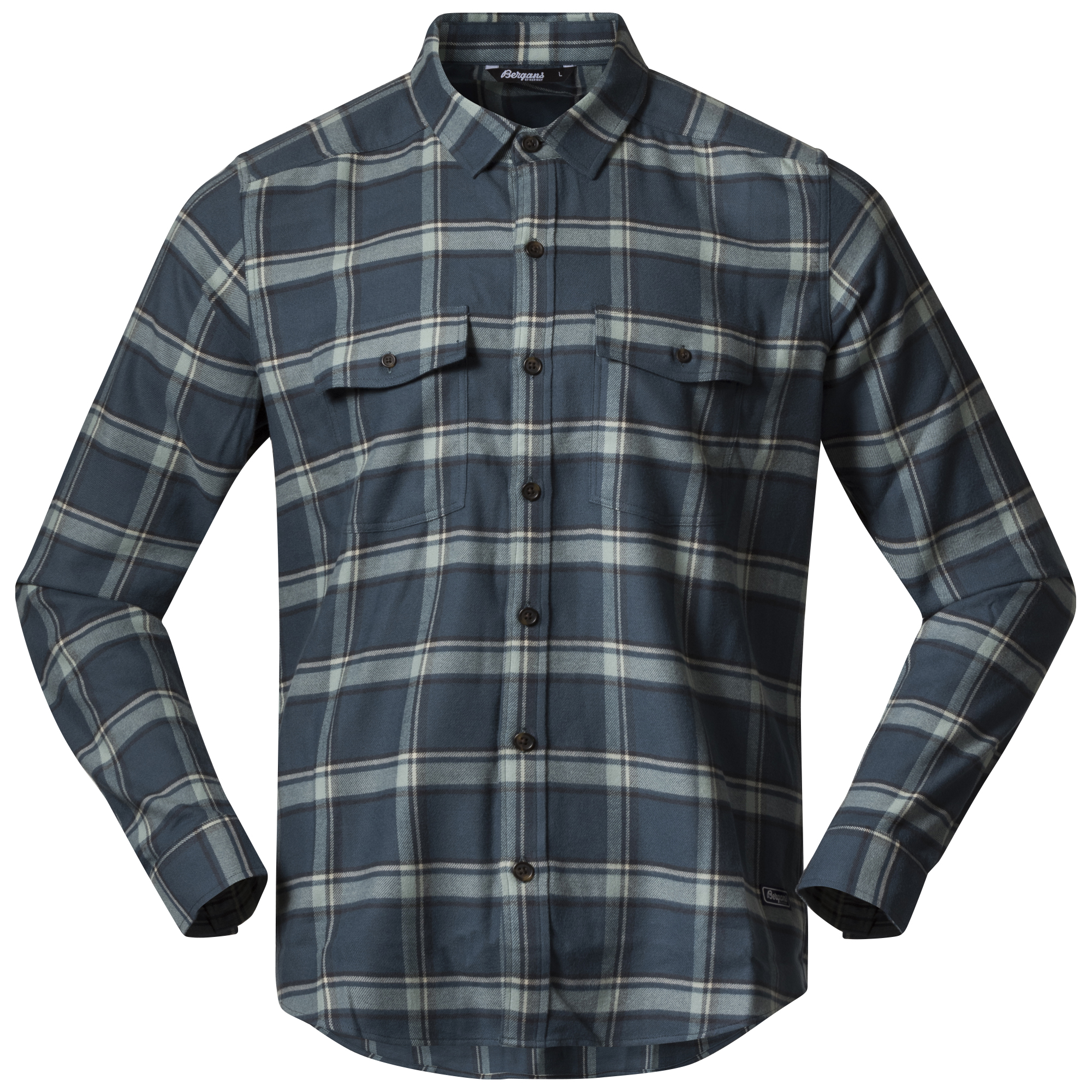 Bergans Men’s Tovdal Shirt Orion Blue/Misty Forest Check