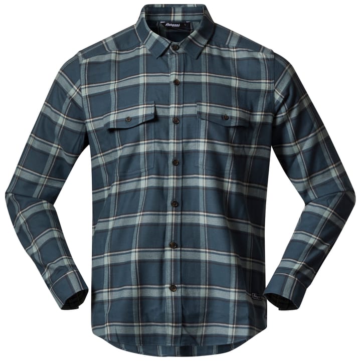 Bergans Men's Tovdal Shirt Orion Blue/Misty Forest Check Bergans