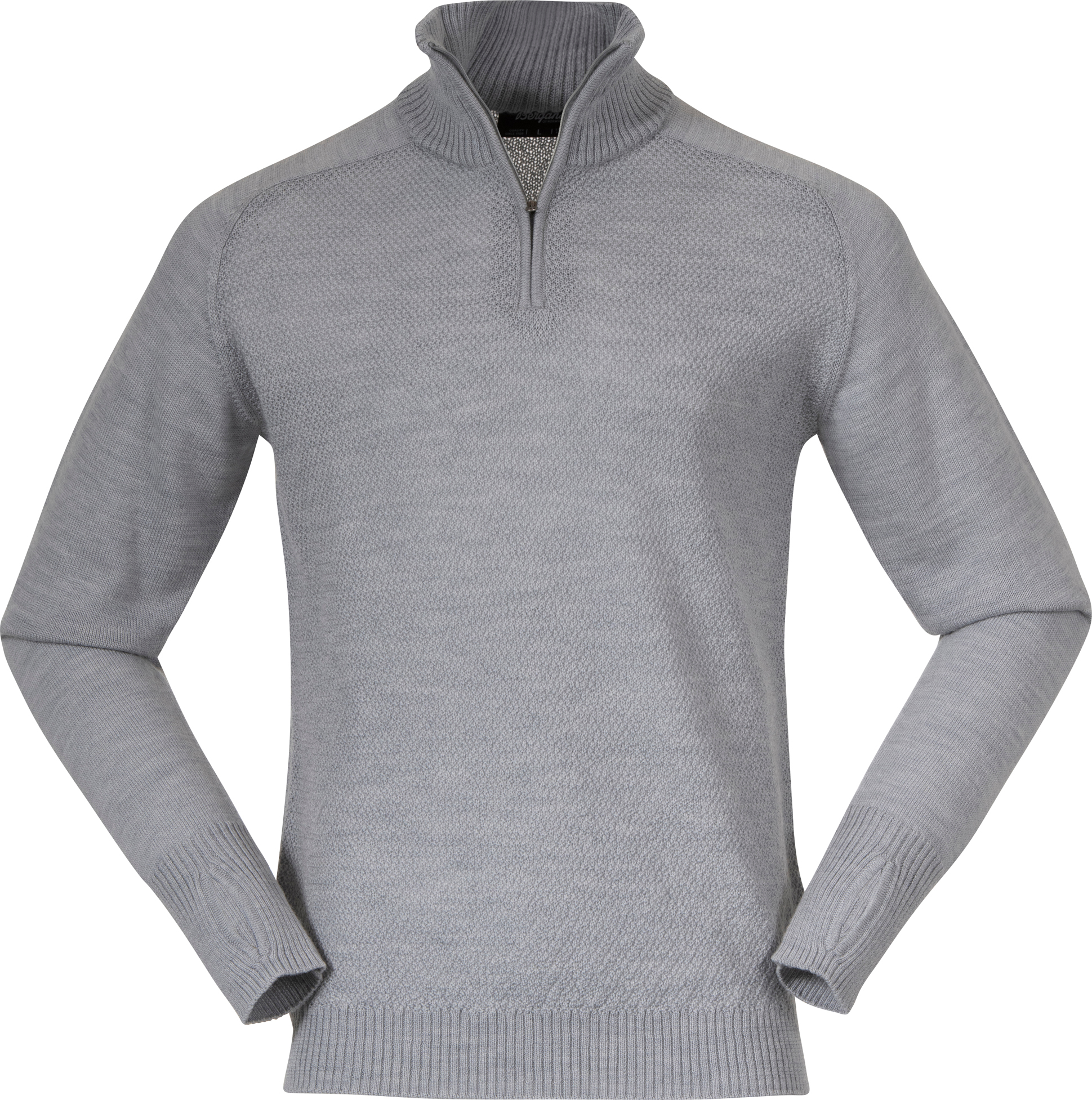 Bergans Men’s Ulriken Light Merino Jumper Magnesium Grey