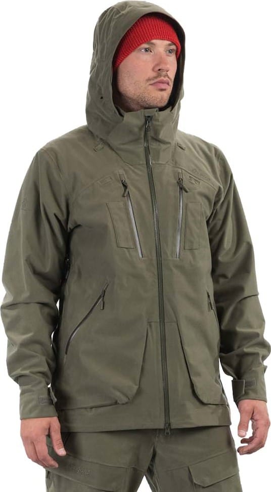 Bergans Unisex Hogna 3L Jacket Green Mud Bergans