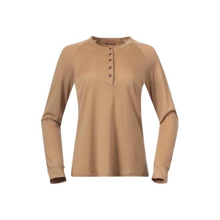 Bergans Women's Lysebu Wool Henley Warm Sand Bergans