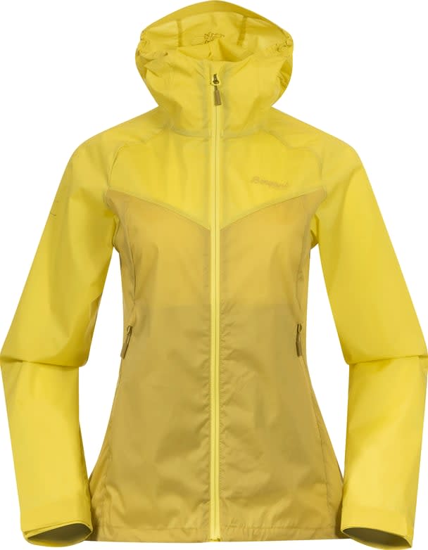 Bergans Women’s Microlight Jacket Light Olive Green/Pineapple