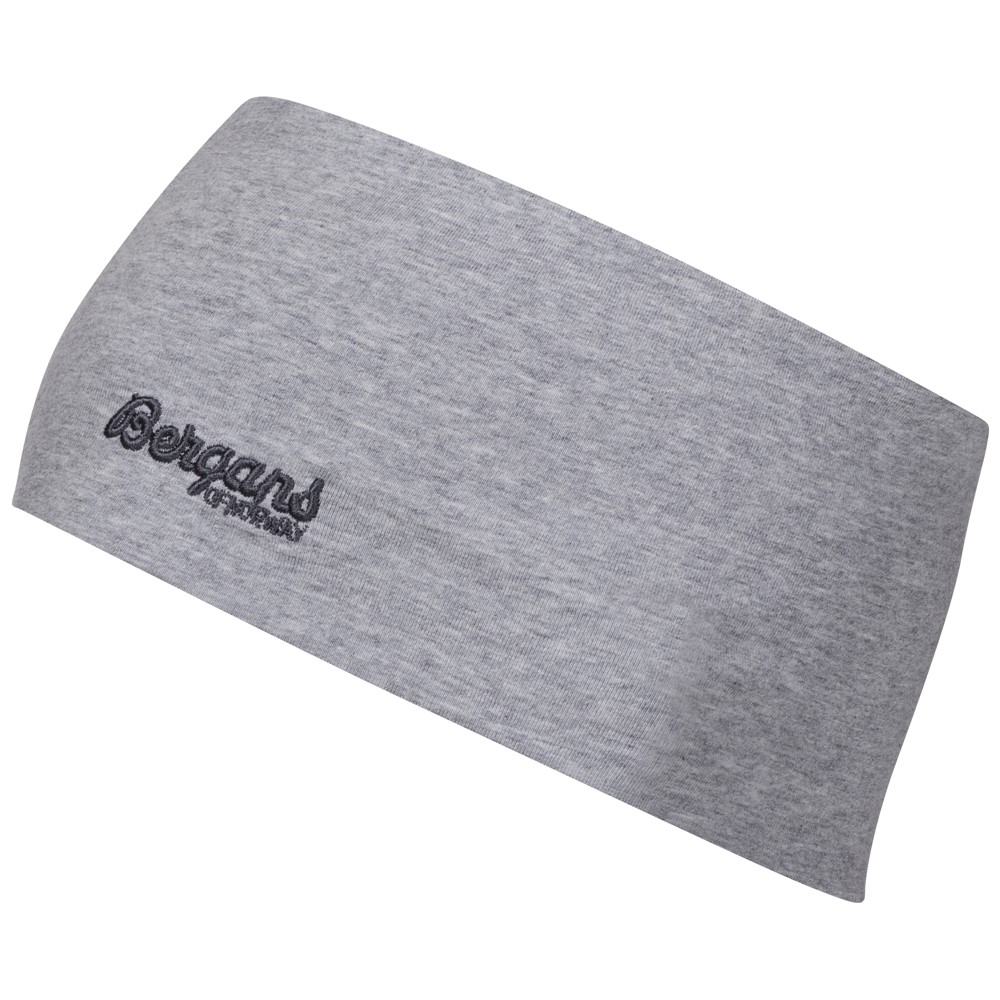 Bergans Junors’ Cotton Headband Grey Melange