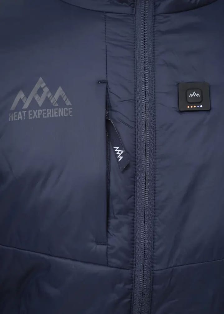 Heat Experience Men's HeatX Heated Hybrid Jacket Navy Blue Heat Experience