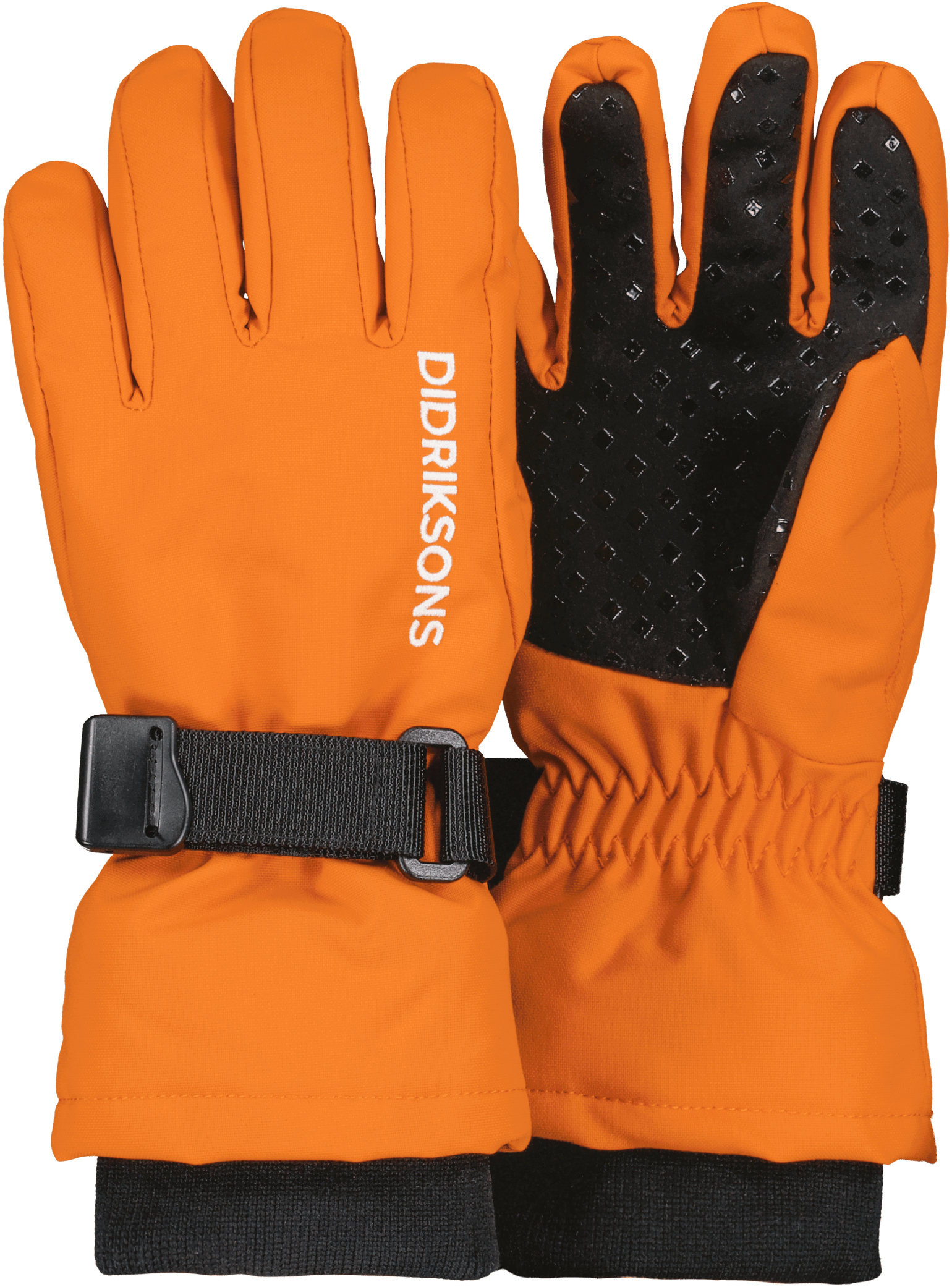 Didriksons Kids' Biggles Gloves 3 Orange Jam