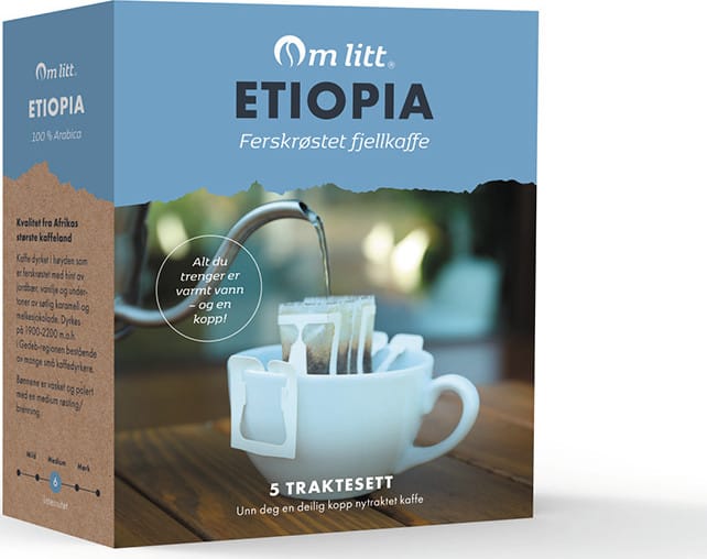 Om Litt Etiopia Filter Medium Brent/røsted