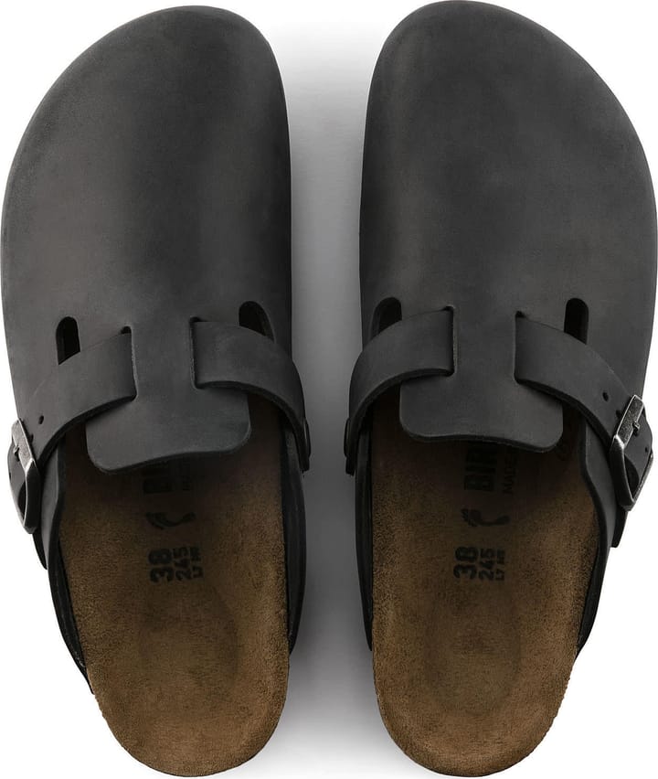 Birkenstock Unisex Boston Oiled Leather Regular Black Shoppe Birkenstock Unisex Boston Oiled Leather Regular Black hier Outnorth