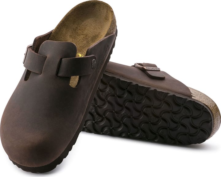 Birkenstock Unisex Boston Oiled Leather Regular Habana Birkenstock