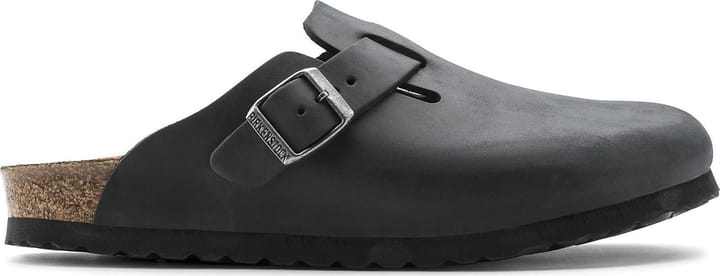 Birkenstock Women's Boston Oiled Leather Narrow Black Birkenstock