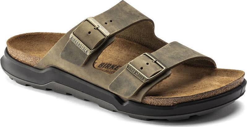 Birkenstock Men’s Arizona Ct Regular Artic Old Faded Khaki