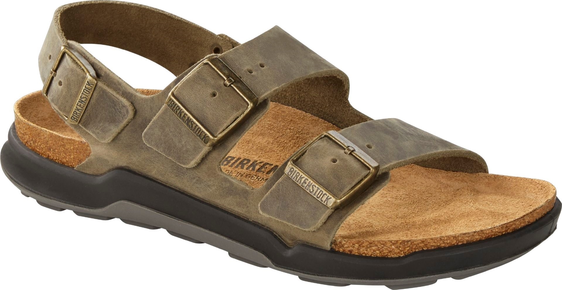 Birkenstock Men’s Milano Crosstown Regular Faded Khaki