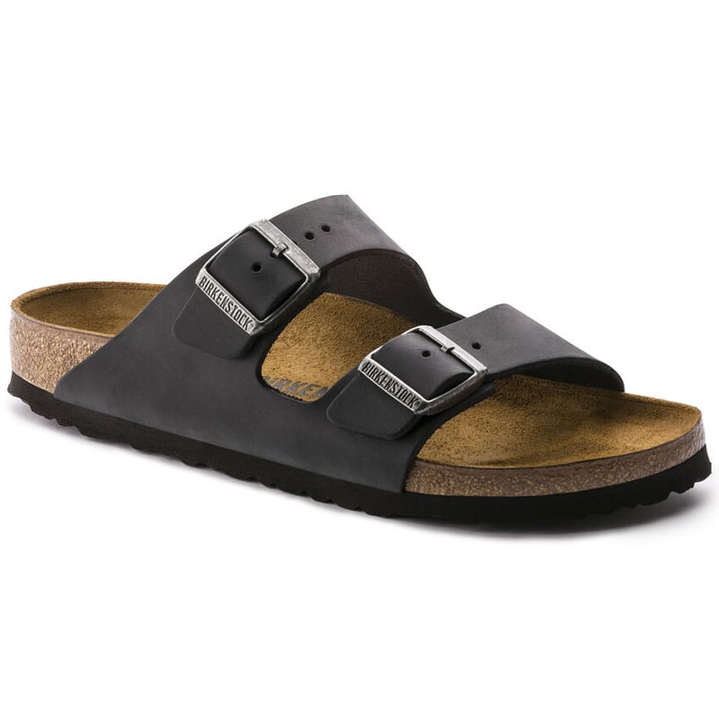 Buy Unisex Arizona Oiled Leather Narrow Black here | Outnorth