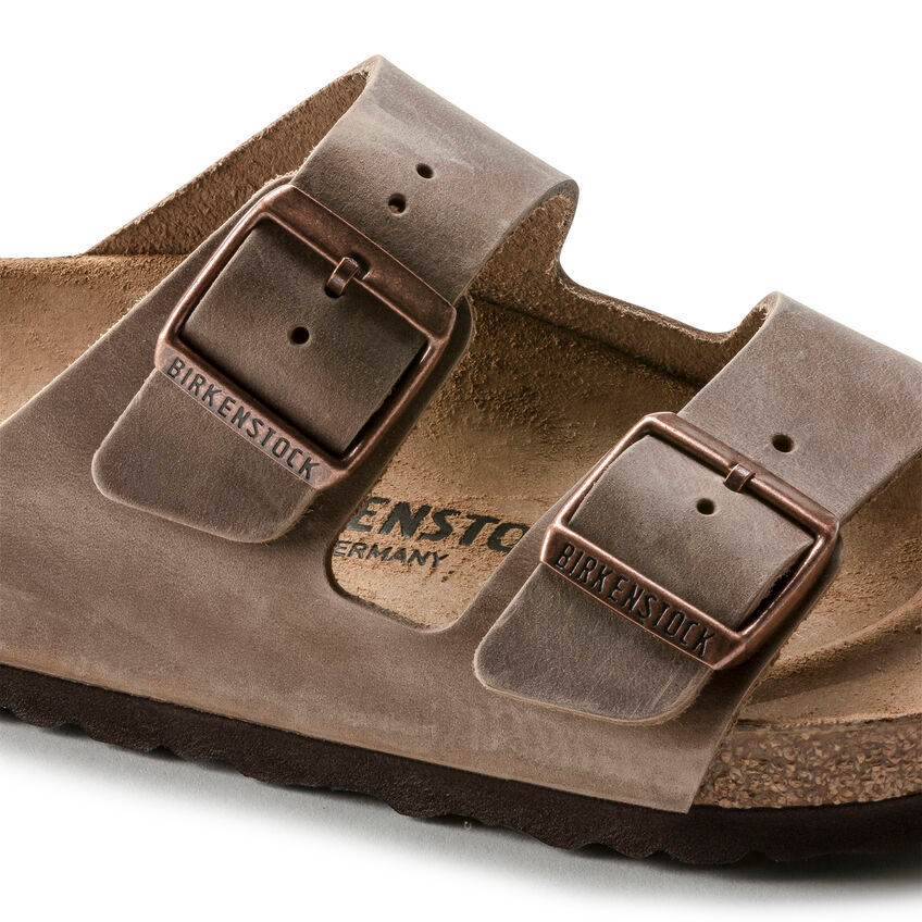 Unisex Arizona Oiled Leather Narrow Tabacco Brown | Buy Unisex 