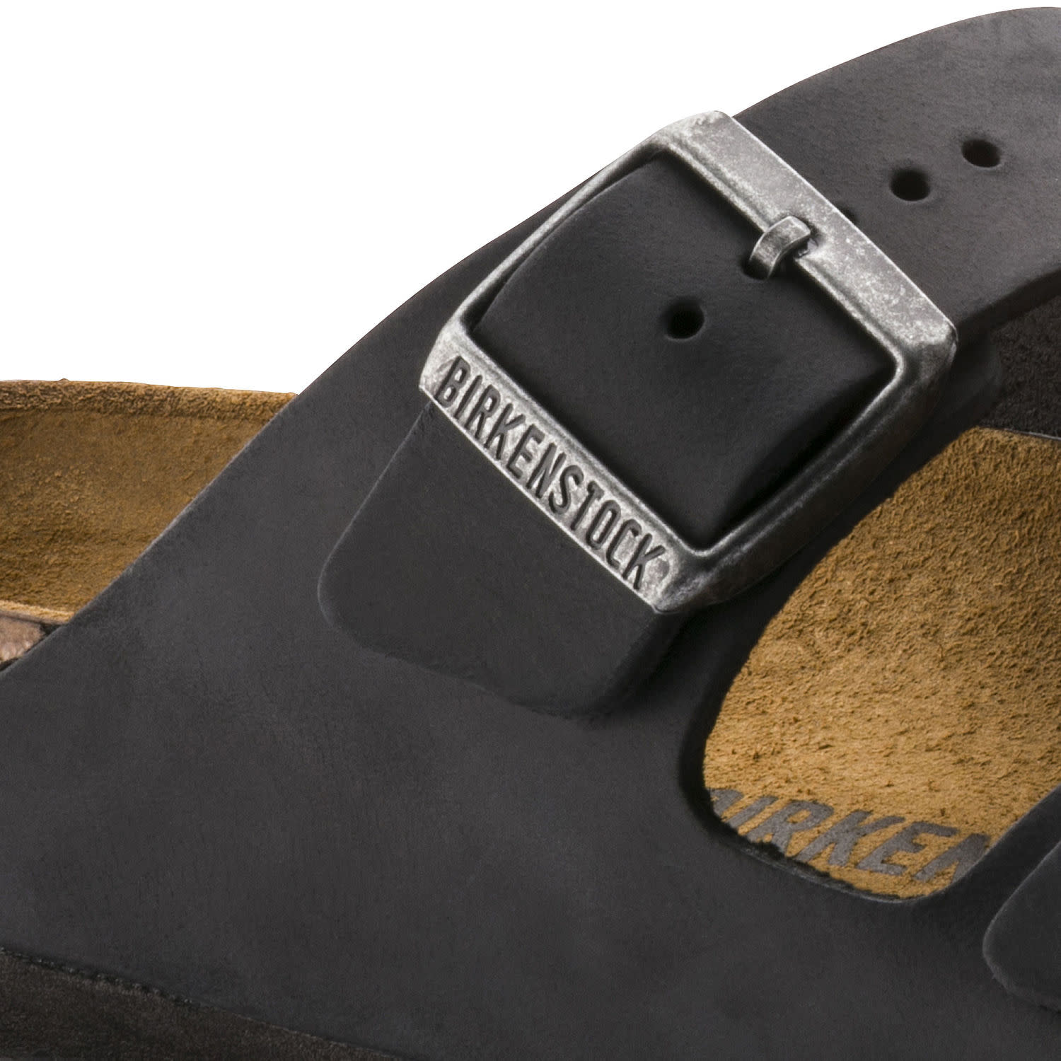 Birkenstock arizona natural leather black online