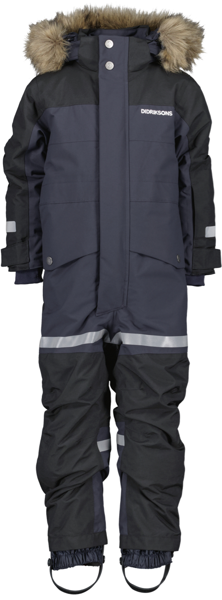 Didriksons Kids’ Bjärven Coverall 3 Navy