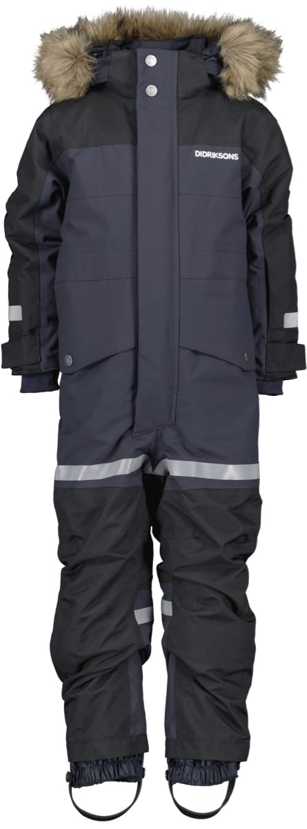 Didriksons Kids' Bjärven Coverall 3 Navy