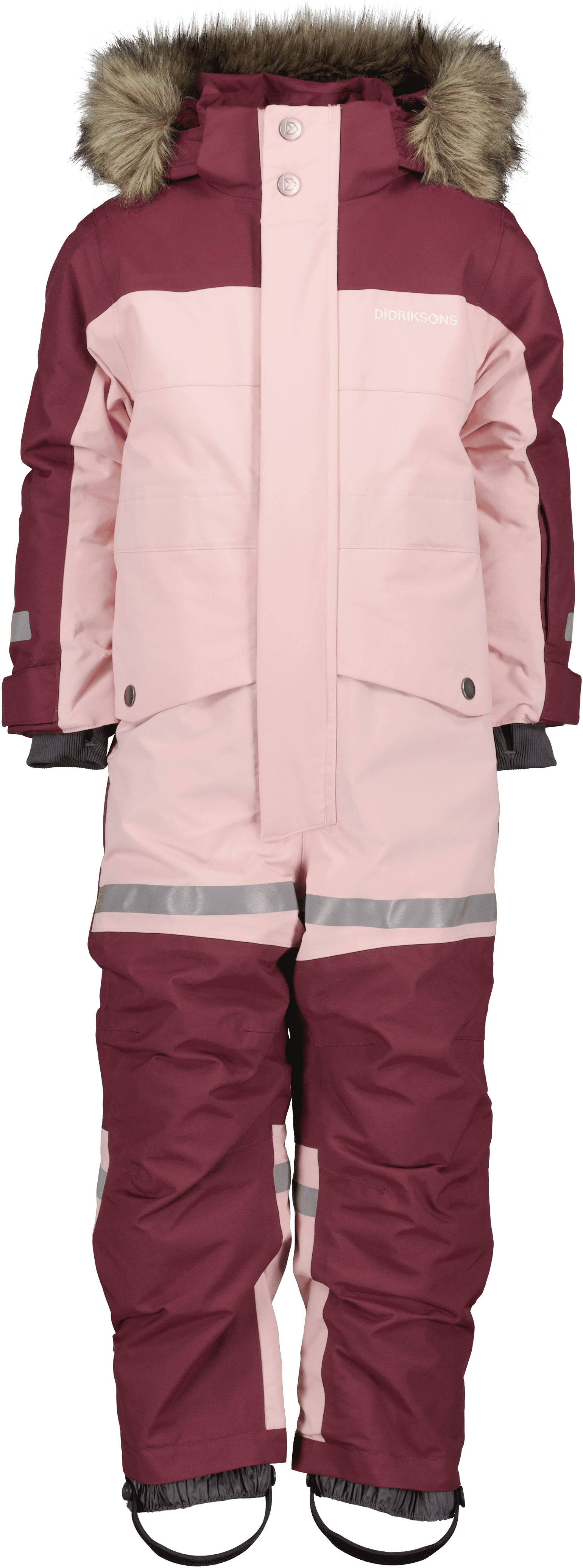 Didriksons Kids' Bjärven Coverall 3 Dusty Pink