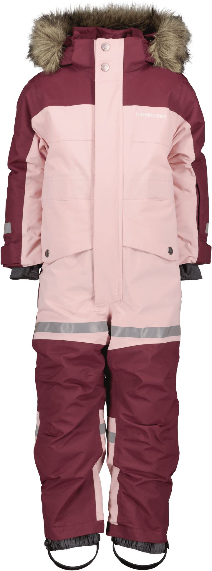 Didriksons Kids' Bjärven Coverall 3 Dusty Pink Didriksons