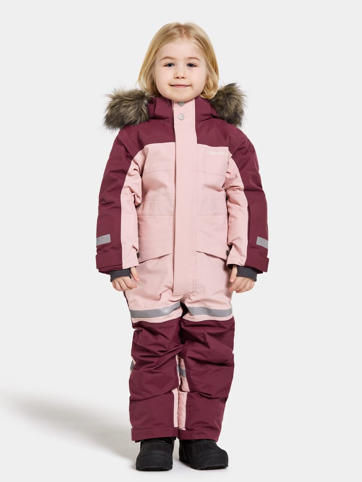 Didriksons Kids' Bjärven Coverall 3 Dusty Pink Didriksons