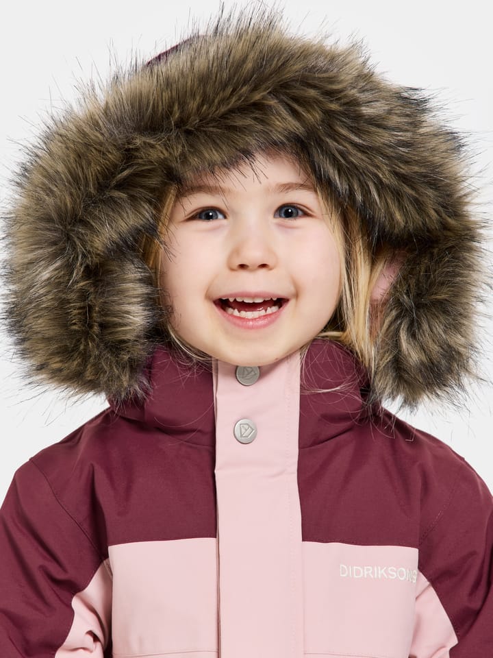 Didriksons Kids' Bjärven Coverall 3 Dusty Pink Didriksons