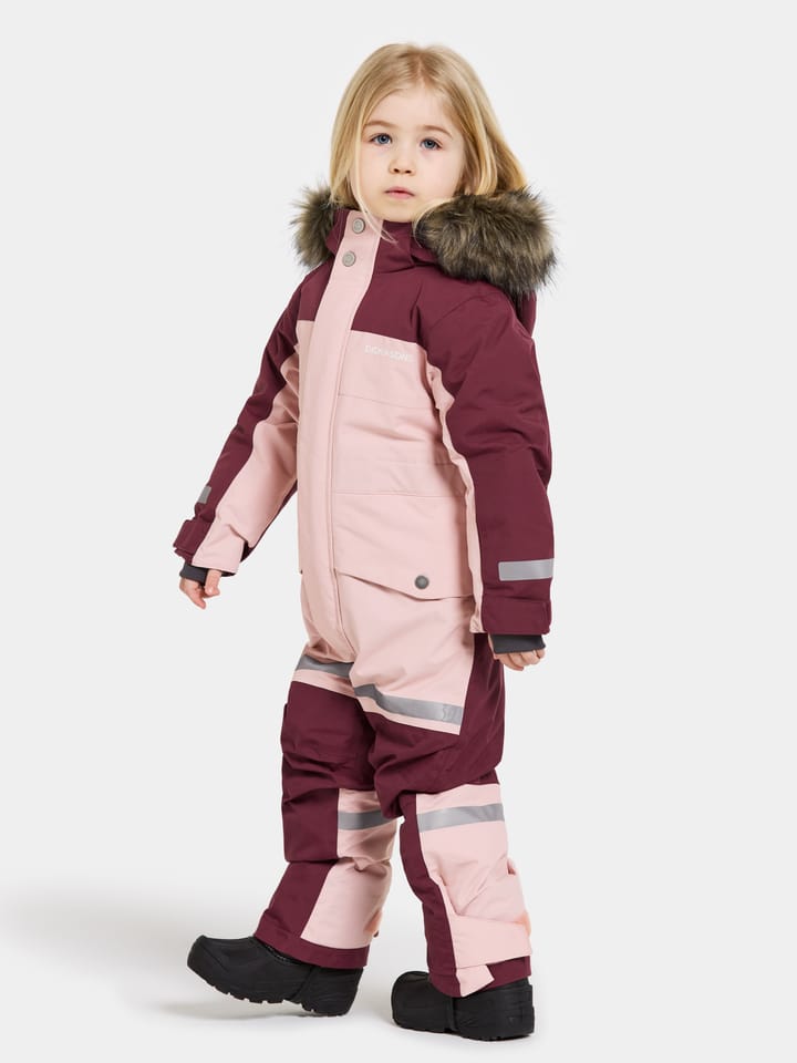 Didriksons Kids' Bjärven Coverall 3 Dusty Pink Didriksons