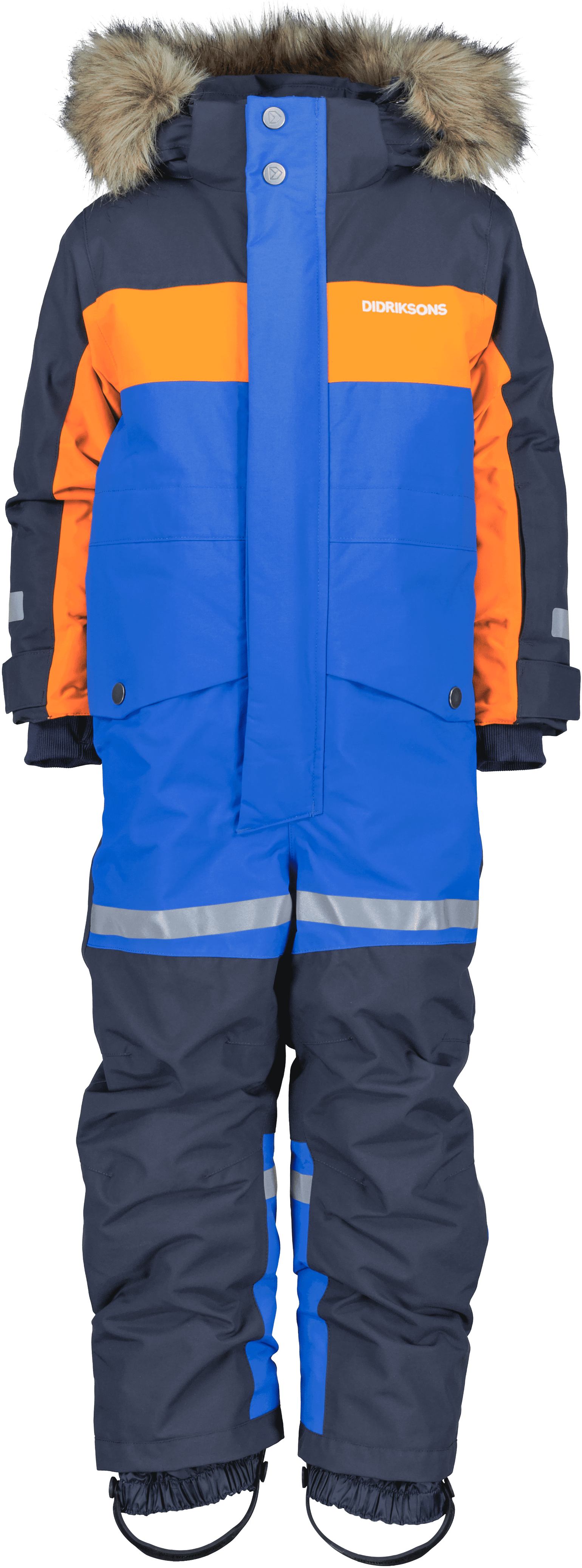 Didriksons Kids' Bjärven Coverall 3 Caribbean Blue